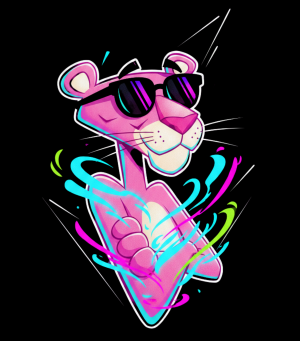 Neon Panther Vibes