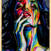 Street Art Colorful Graffiti Print Picture Woman
