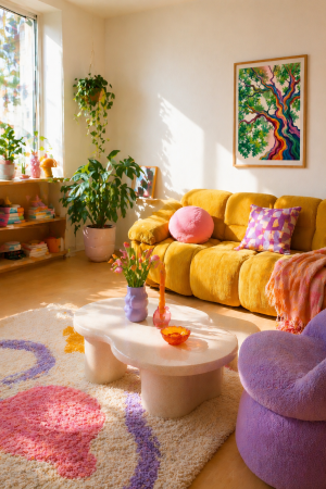 Alternative view of Rainbow Tree Wall Art