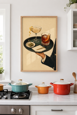 Alternative view of Vintage Cocktail Tray