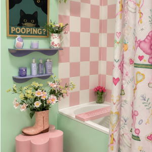 Alternative view of Funny Black Cat Wall Art - "Are You Pooping?"
