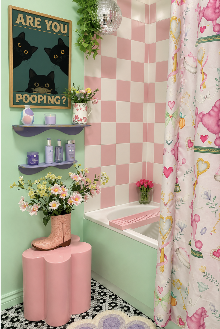 Funny Black Cat Wall Art - "Are You Pooping?" - Image 2