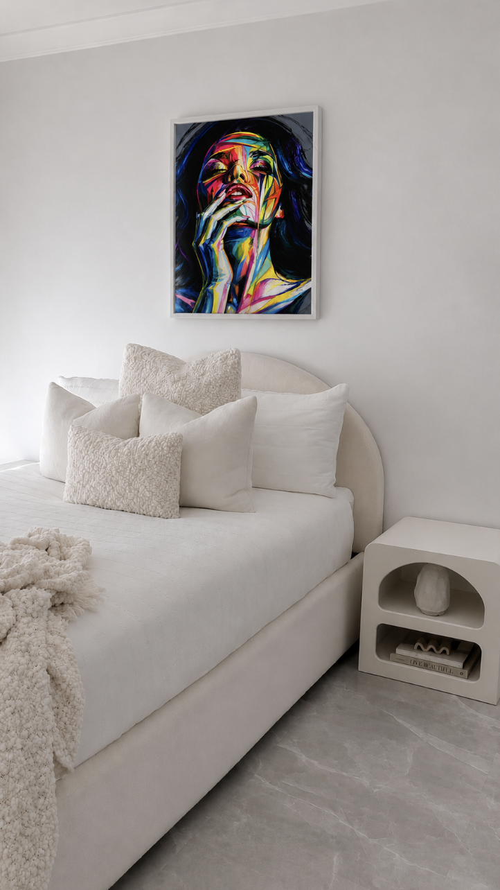 Street Art Colorful Graffiti Print Picture Woman - Image 2