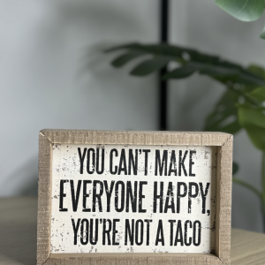 Alternative view of Inspirational Wall Art - Not A Taco